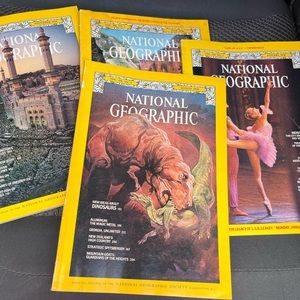 national geographic magazines 1987 and 1987 in mint condition
